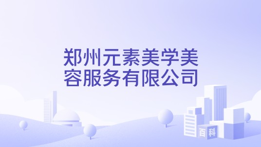 郑州元素美学美容服务有限公司