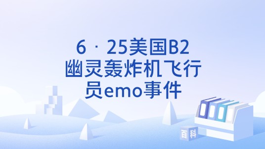 6·25美国B2幽灵轰炸机飞行员emo事件