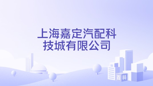 上海嘉定汽配科技城有限公司