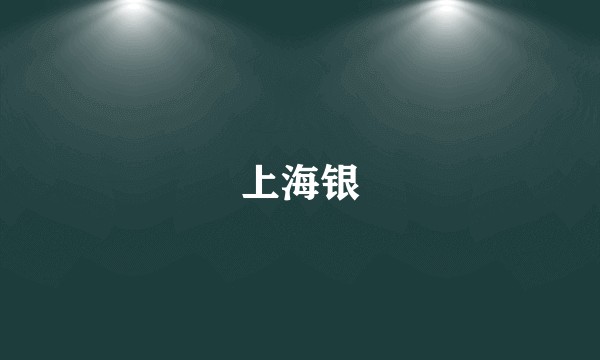 上海银