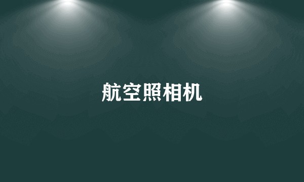 航空照相机
