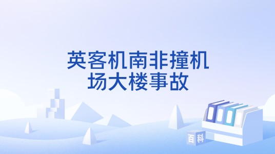 英客机南非撞机场大楼事故