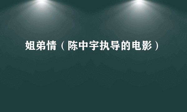 姐弟情（陈中宇执导的电影）