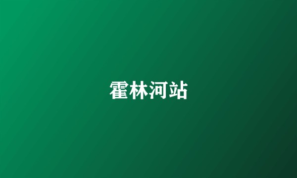 霍林河站
