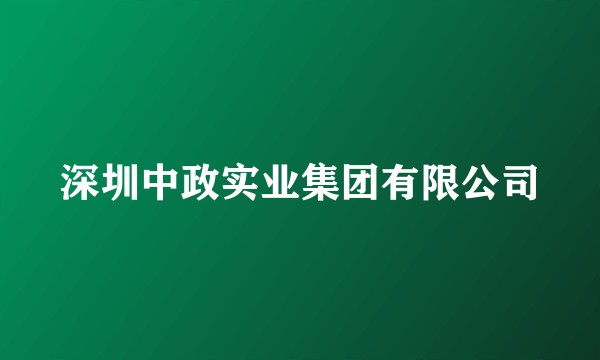 深圳中政实业集团有限公司