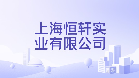 上海恒轩实业有限公司