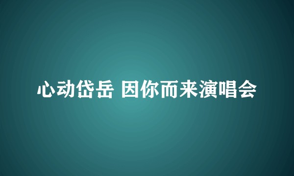 心动岱岳 因你而来演唱会