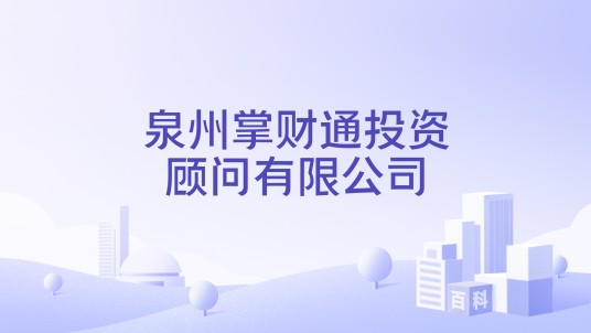泉州掌财通投资顾问有限公司