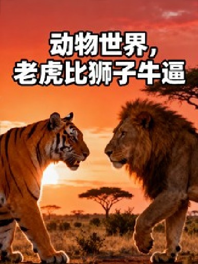 动物世界，老虎比狮子牛逼