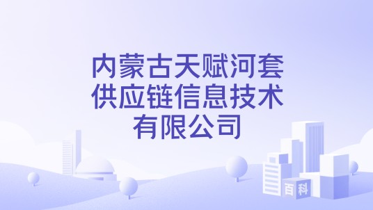 内蒙古天赋河套供应链信息技术有限公司