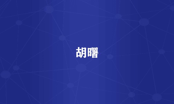 胡曙