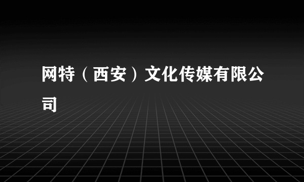 网特（西安）文化传媒有限公司
