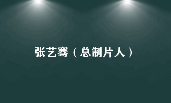 张艺骞（总制片人）