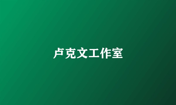 卢克文工作室