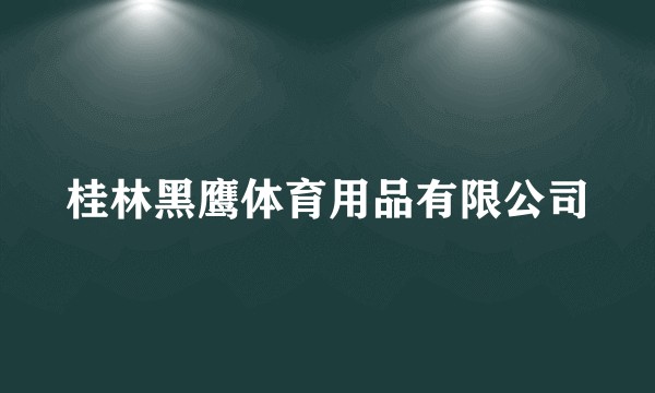 桂林黑鹰体育用品有限公司