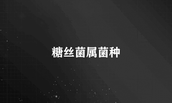 糖丝菌属菌种