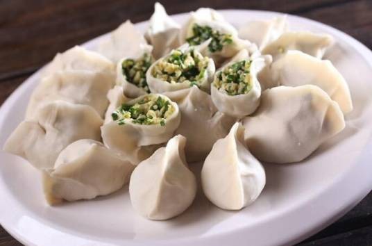 韭菜鸡蛋虾皮饺子