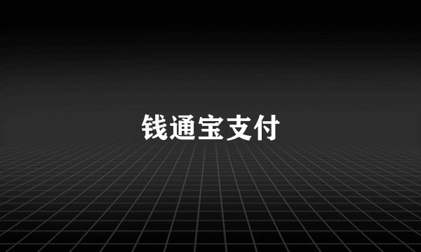 钱通宝支付