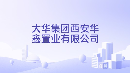 大华集团西安华鑫置业有限公司