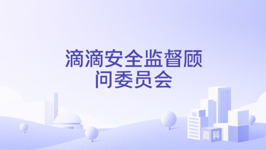 滴滴安全监督顾问委员会