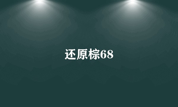 还原棕68