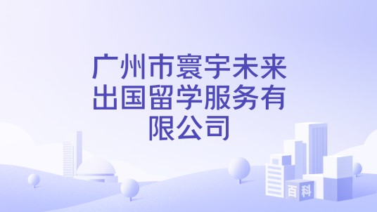广州市寰宇未来出国留学服务有限公司