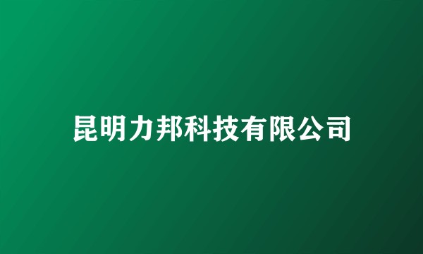 昆明力邦科技有限公司