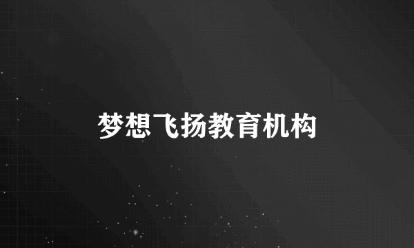 梦想飞扬教育机构