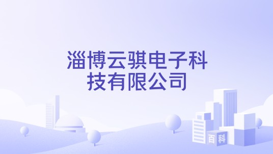 淄博云骐电子科技有限公司