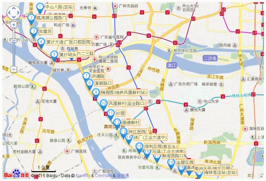 广州市巴士路线9路