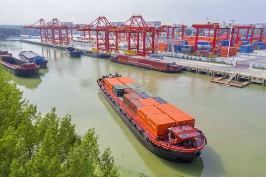 中国内河航运和海运