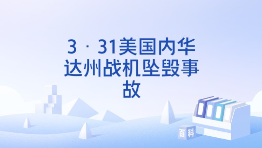 3·31美国内华达州战机坠毁事故