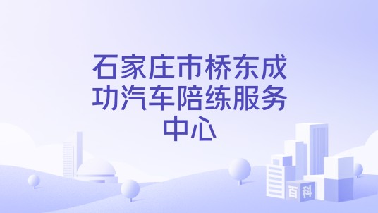 石家庄市桥东成功汽车陪练服务中心