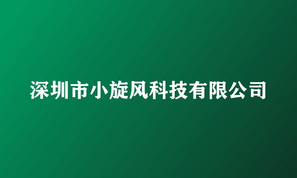 深圳市小旋风科技有限公司