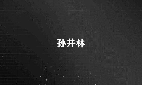 孙井林