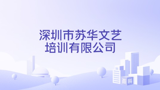 深圳市苏华文艺培训有限公司