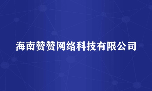 海南赞赞网络科技有限公司
