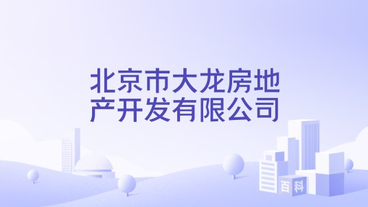 北京市大龙房地产开发有限公司