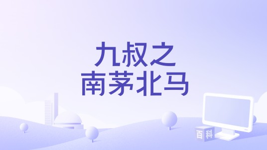 九叔之南茅北马