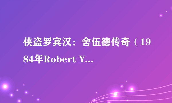 侠盗罗宾汉:舍伍德传奇(1984年Robert Young等执导的电视剧)