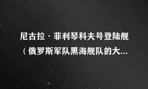 尼古拉·菲利琴科夫号登陆舰（俄罗斯军队黑海舰队的大型登陆舰）