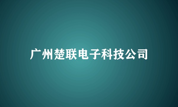 广州楚联电子科技公司