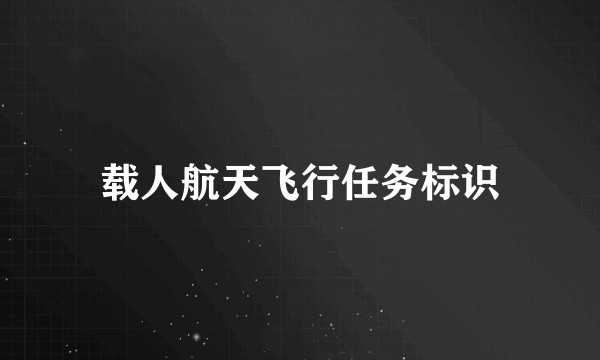 载人航天飞行任务标识