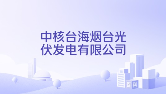 中核台海烟台光伏发电有限公司