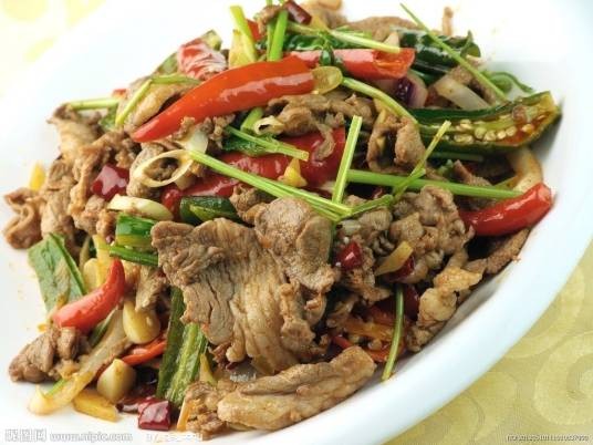 生炒羊肉片