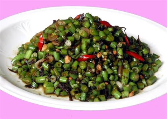肉末橄榄四季豆
