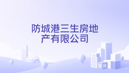 防城港三生房地产有限公司