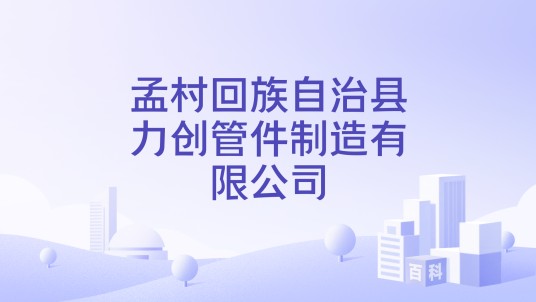 孟村回族自治县力创管件制造有限公司