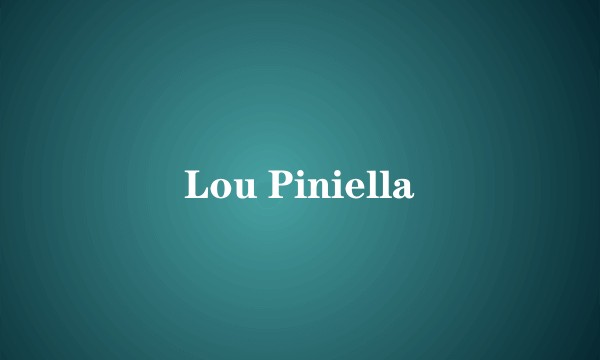 Lou Piniella