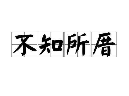 不知所厝